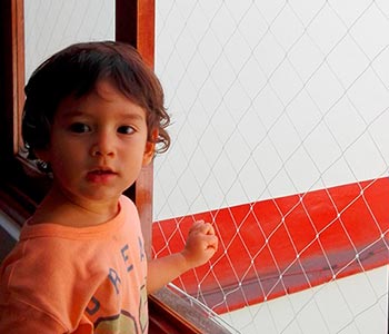 malla para seguridad de niños